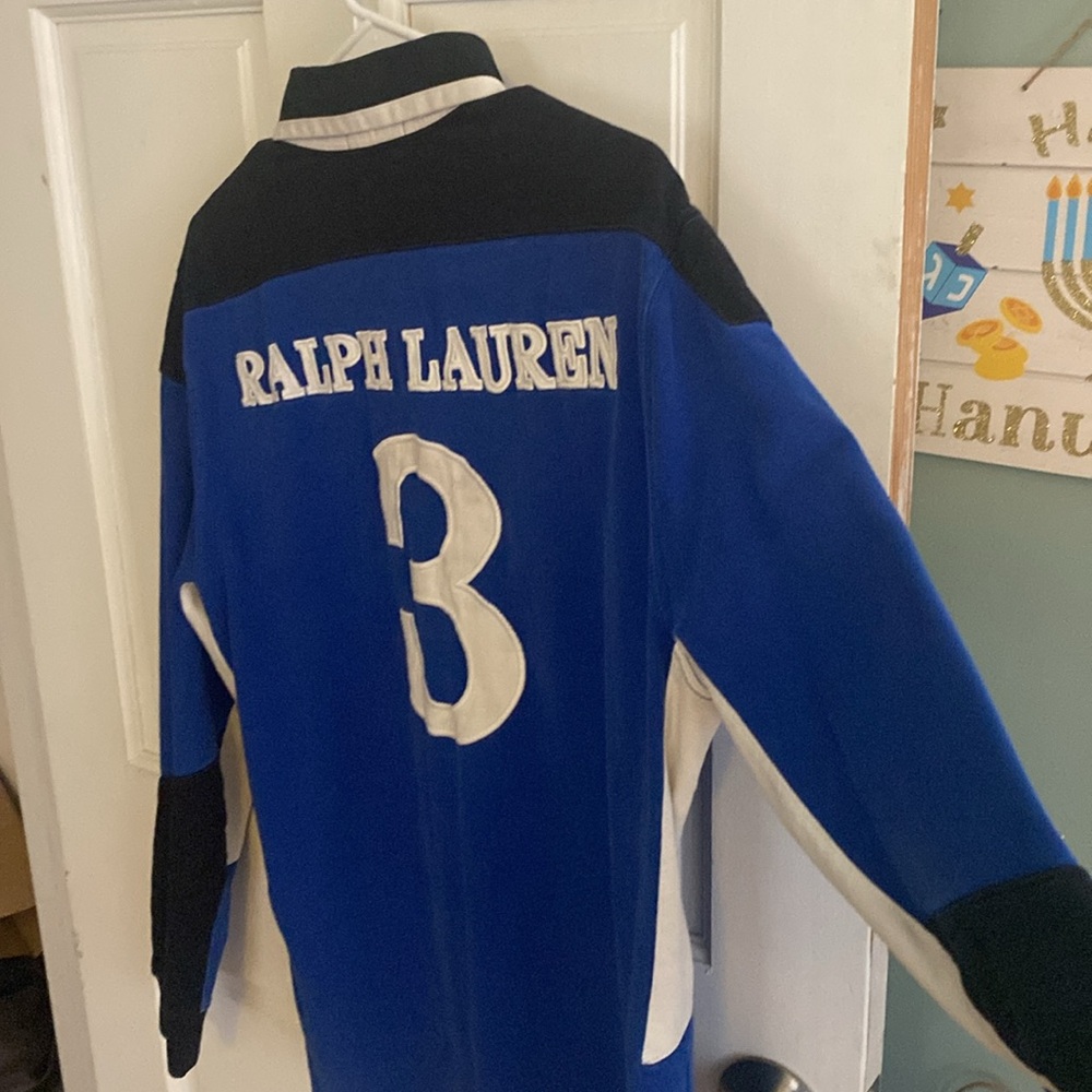 Rare Blue Ralph Lauren Polo Snow  Challenge #3 Long sleeve shirt - Picture 4 of 5